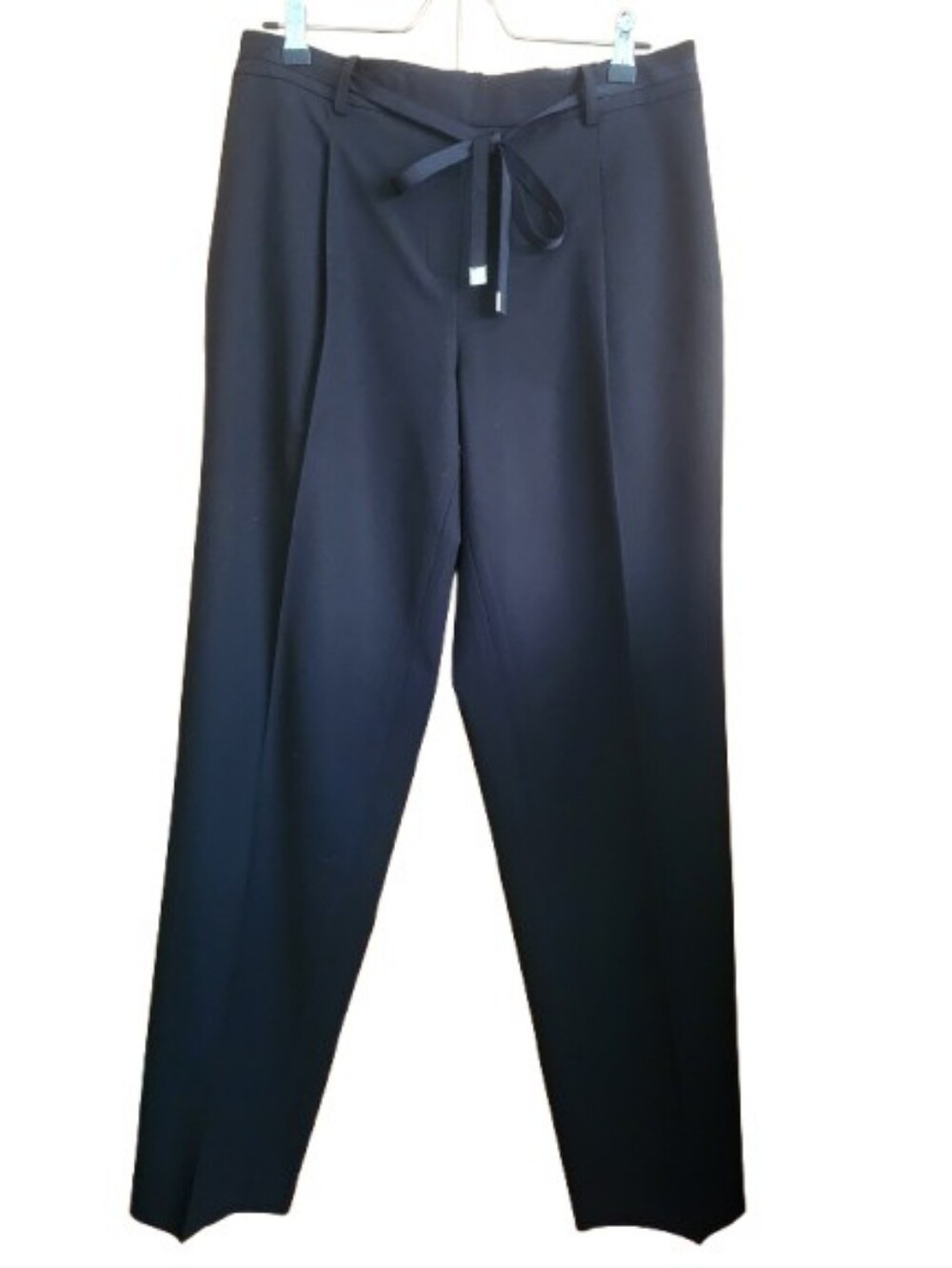 Lafayette 148 Black Dress Pants with String Waist Size M